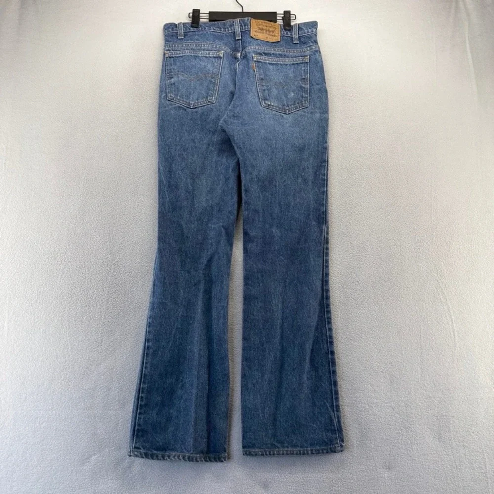 Vintage Levis Jeans men's 34x32 Blue Denim 517 Orange Tab Made In USA 90s Rodeo